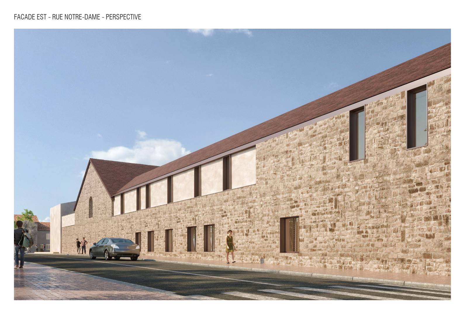 nouveau conservatoire facade est