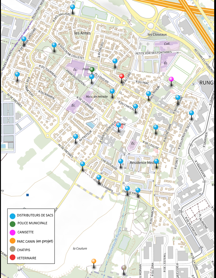 plan installation animaux Rungis