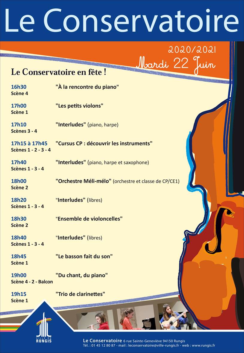 prog conservatoire en fete 2021
