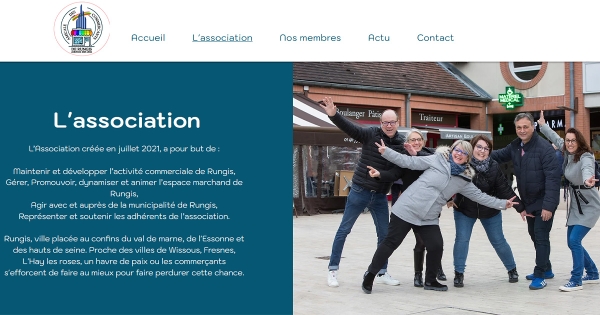 Site internet de l'Amicale des commer&ccedil;ants