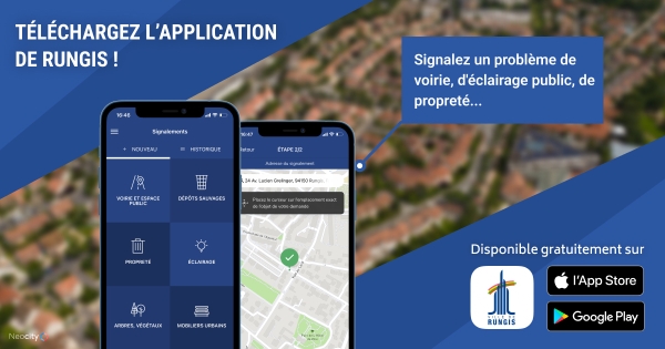 La Ville de Rungis lance une application de signalement !